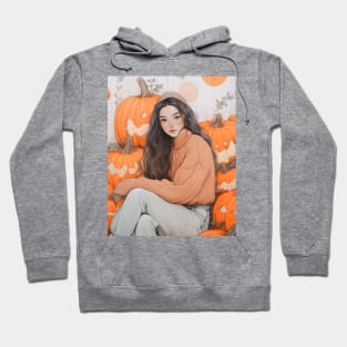 Halloween Pumpkin Girl Hoodie